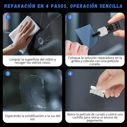Resina reparadora de parabrisas