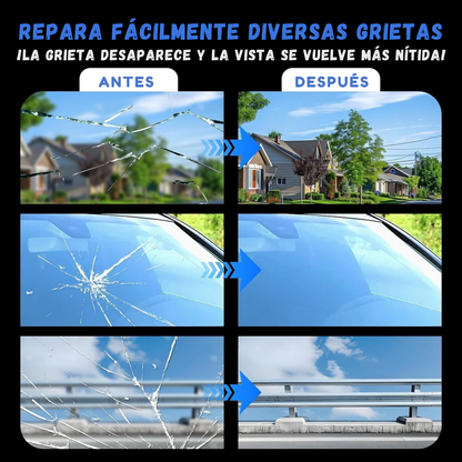 Resina reparadora de parabrisas