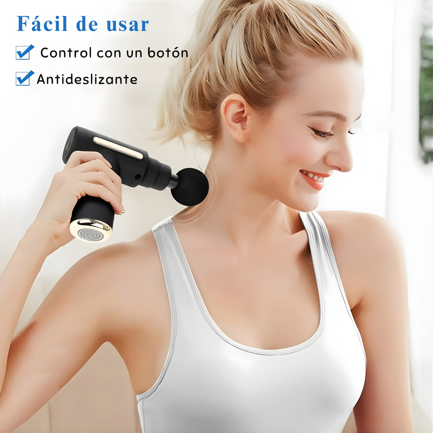 Pistola de masaje 4 en 1