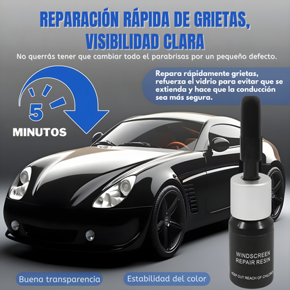 Resina reparadora de parabrisas